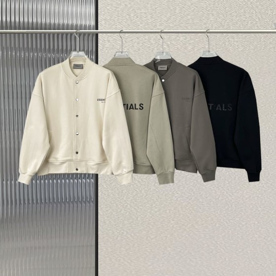 Fear of God Essentials Back Print Varsity Jacket